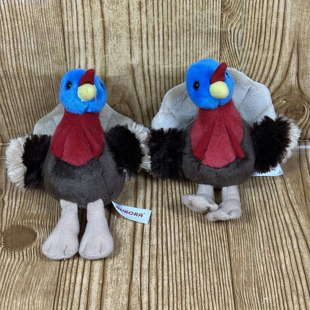 Aurora Mini Flopsie Thomas Turkey Plush‎ Stuffed Animal | 7” Soft Toy
